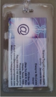 Name tag holder, Badge Holder, Clear Vinyl, Card holder 1840_5050 